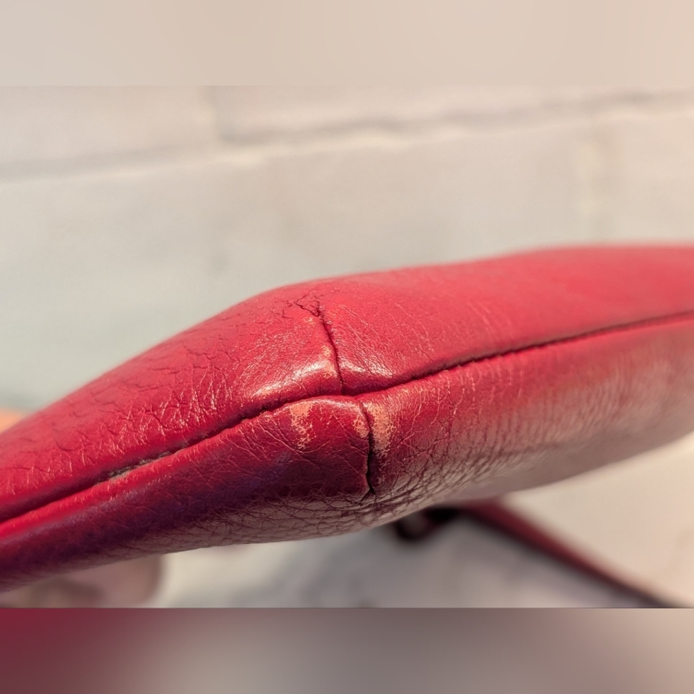 Coach Vintage Crossbody Bag - GUC - Red 10x6 Inches - Picture 11 of 13